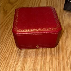 Cartier Red and Black Jewelry Box